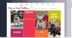 Desktop Screenshot of chersanfrenchbulldogs.com